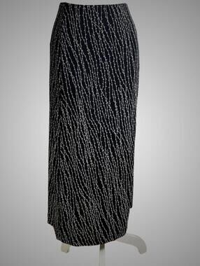 Vintage 90’s Evelyn Skirt Whimsigoth Witchy Moody Vine Print Slinky Stretch S-L